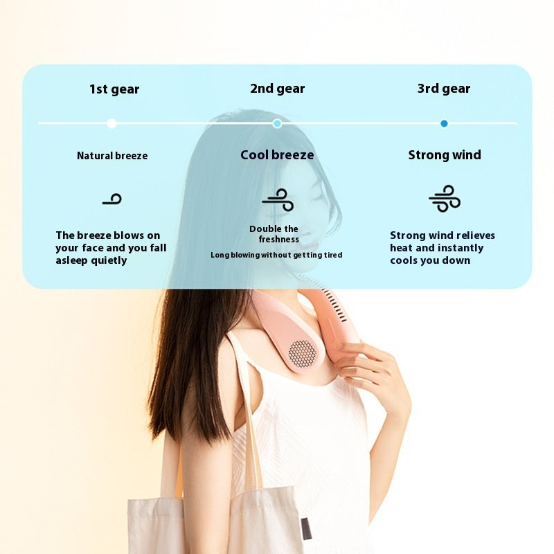 Hands-Free Portable Neck Fan